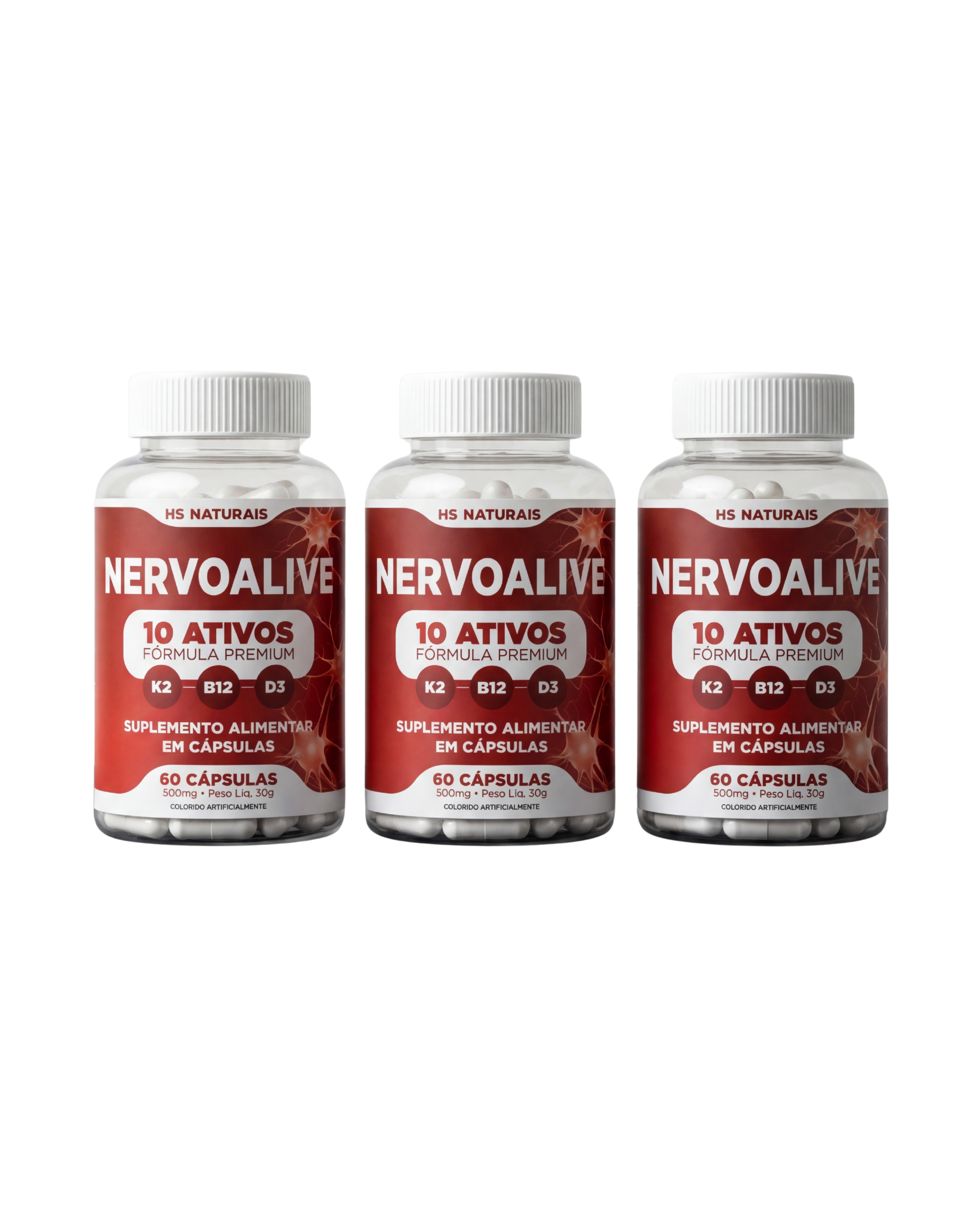 NervoAlive — kit 3 meses (3 frascos)